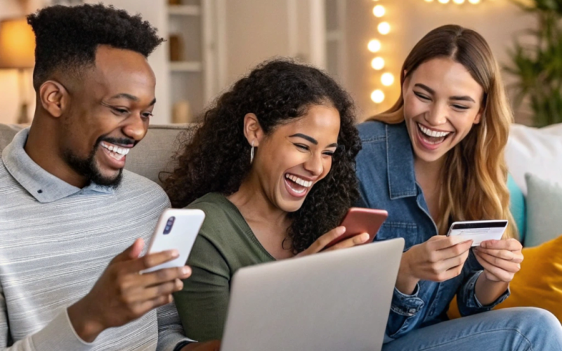 people-happy-to-order-online-